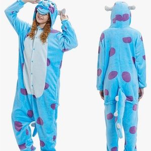 Sully Monsters Inc Adult Onesie Costume XL
